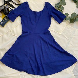 Cobalt blue skater dress
